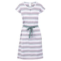 Multicoloured Stripe - Front - Trespass Womens-Ladies Lidia Round Neck Cotton Dress
