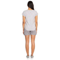 Grey - Side - Trespass Womens Carolyn Short Sleeved Patterned T Shirt