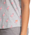 Grey - Close up - Trespass Womens Carolyn Short Sleeved Patterned T Shirt