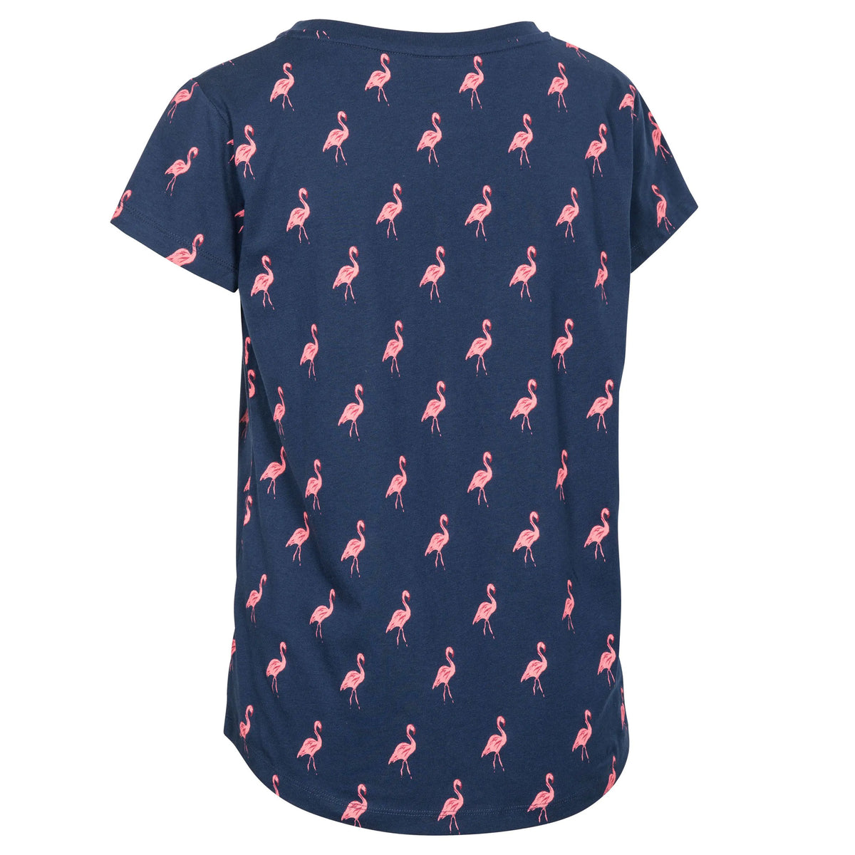 Navy Flamingo - Back - Trespass Womens Carolyn Short Sleeved Patterned T Shirt