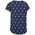 Navy Flamingo - Back - Trespass Womens Carolyn Short Sleeved Patterned T Shirt