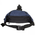 Navy Blue - Back - Trespass Vasp Bumbag - Waistbag - Hippack With Drinks Bottle