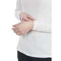 White Marl - Side - Trespass Womens Daintree Long Sleeved T Shirt