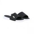 Black - White - Front - Trespass Mens Slide Cushioned Sandal