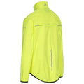 Hi Visibility Yellow - Lifestyle - Trespass Mens Retract Hi-Vis Packaway Waterproof Jacket.