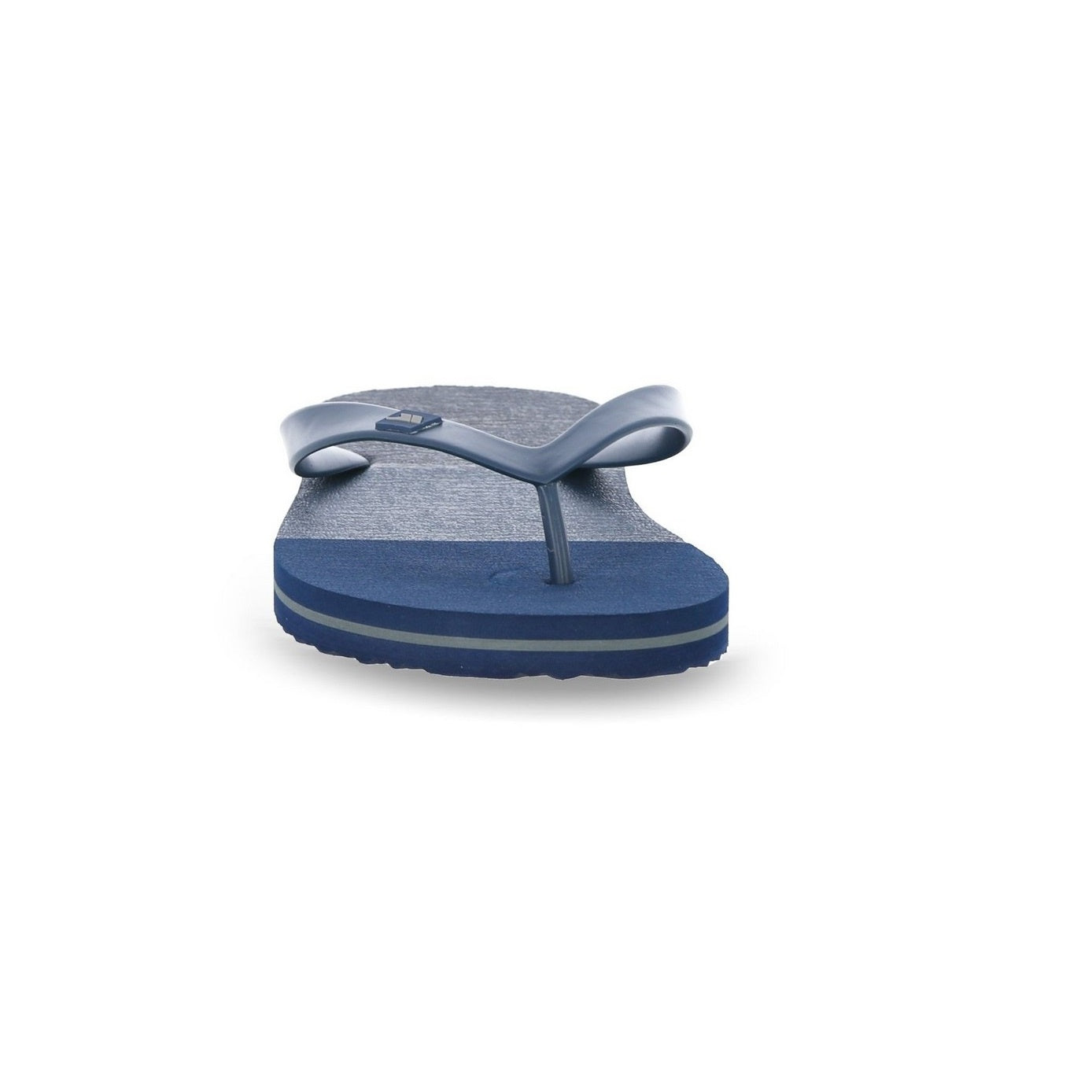 Navy Stripe - Close up - Trespass Mens Esten Cushioned Flip Flops