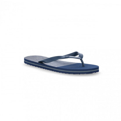 Navy Stripe - Front - Trespass Mens Esten Cushioned Flip Flops