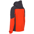 Flame - Back - Trespass Mens Tappin Hooded Waterproof Jacket