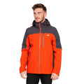 Flame - Side - Trespass Mens Tappin Hooded Waterproof Jacket