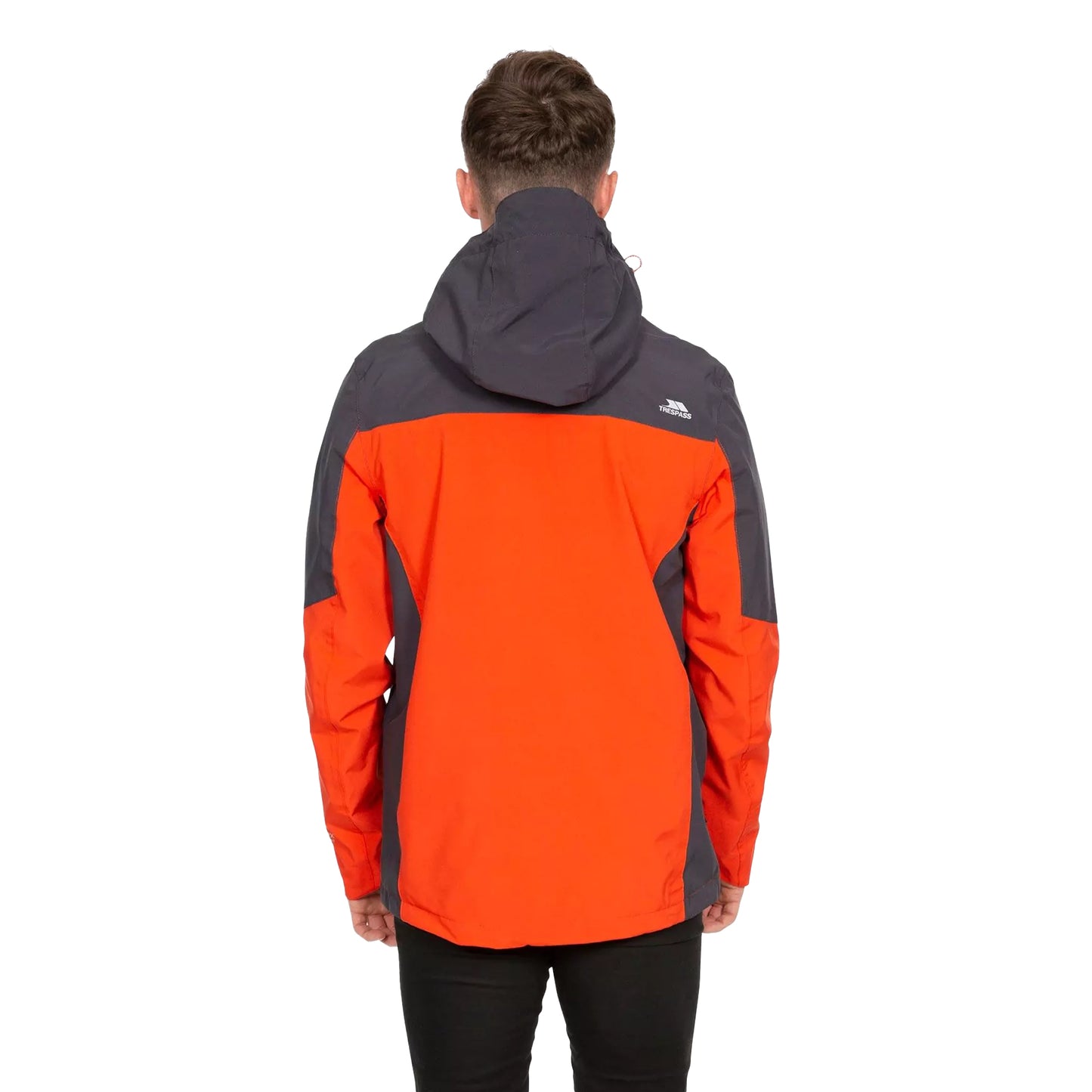Flame - Lifestyle - Trespass Mens Tappin Hooded Waterproof Jacket