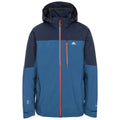 Indigo - Front - Trespass Mens Tappin Hooded Waterproof Jacket