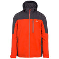 Flame - Front - Trespass Mens Tappin Hooded Waterproof Jacket