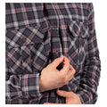 Dark Grey - Side - Trespass Mens Rapeseed Check Shirt