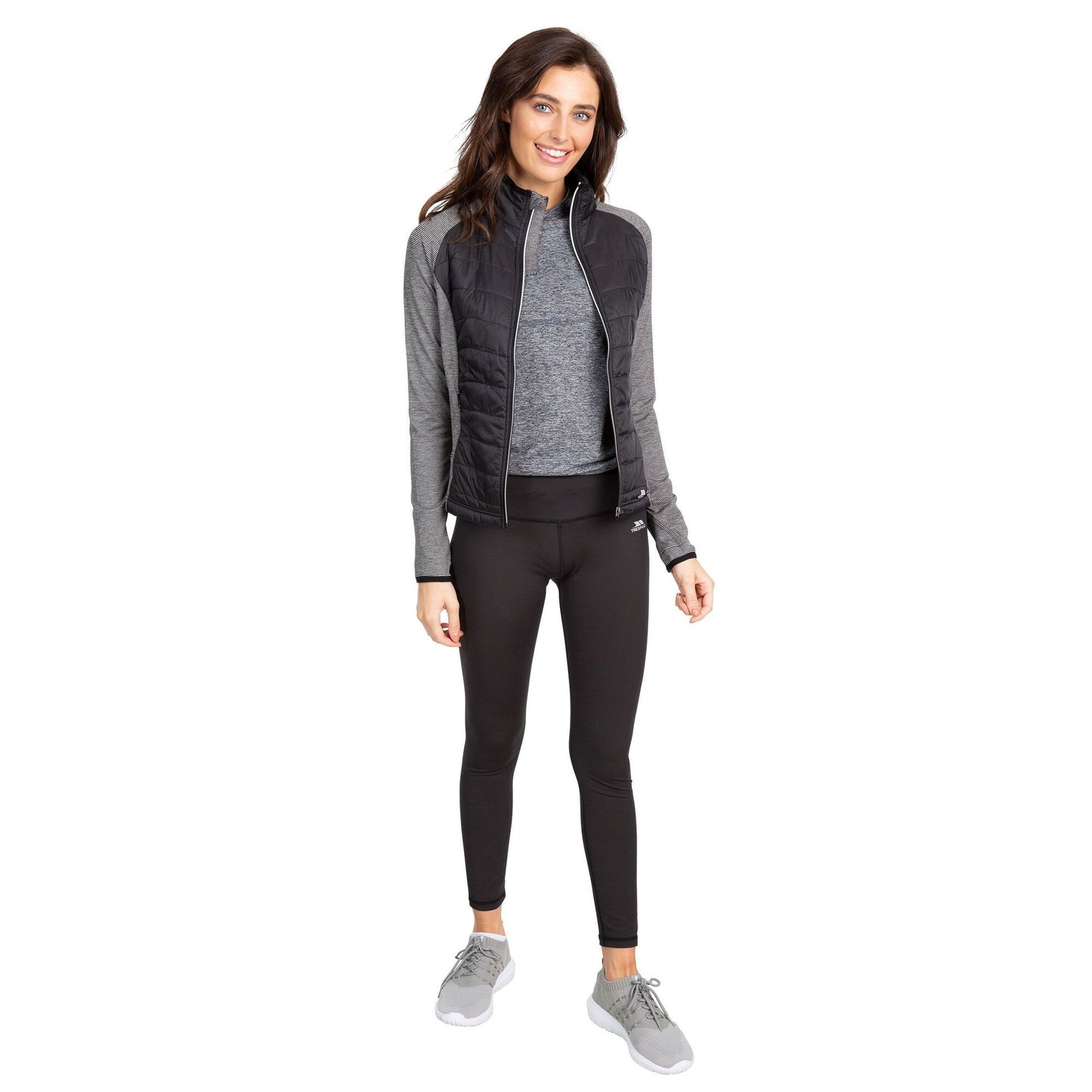 Black - Back - Trespass Womens-Ladies Vivien Active Leggings