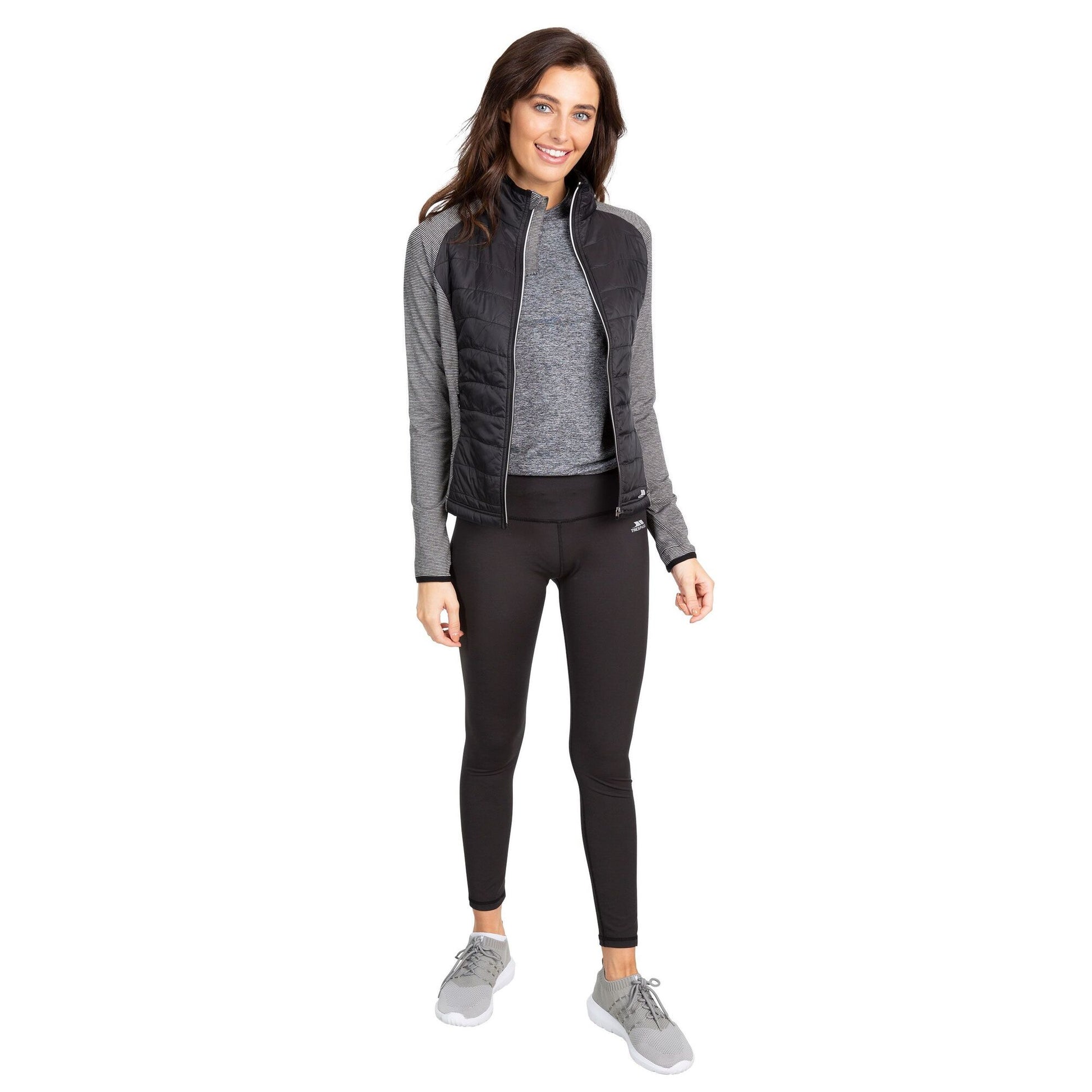 Black - Back - Trespass Womens-Ladies Vivien Active Leggings
