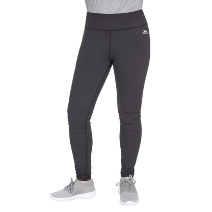 Black - Close up - Trespass Womens-Ladies Vivien Active Leggings