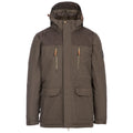 Peat - Front - Trespass Mens Rockwell Waterproof Jacket