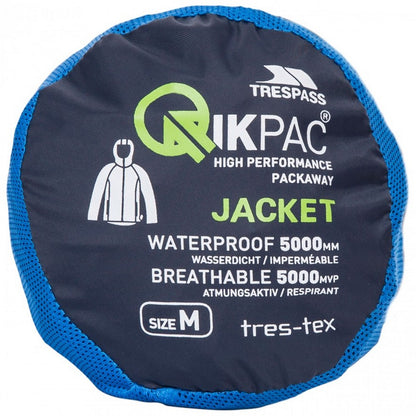 Nasvy-Blue - Side - Trespass Qikpac X Unisex Packaway Jacket