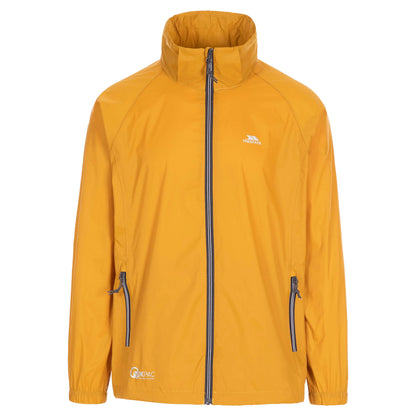 Maize Yellow - Front - Trespass Qikpac X Unisex Packaway Jacket