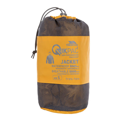 Maize Yellow - Side - Trespass Qikpac X Unisex Packaway Jacket