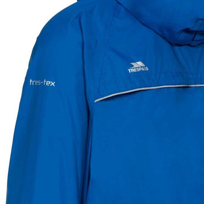 Blue - Side - Trespass Qikpac X Unisex Packaway Jacket