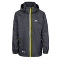 Black - Front - Trespass Qikpac X Unisex Packaway Jacket