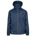 Navy-carbon - Front - Trespass Qikpac X Unisex Packaway Jacket