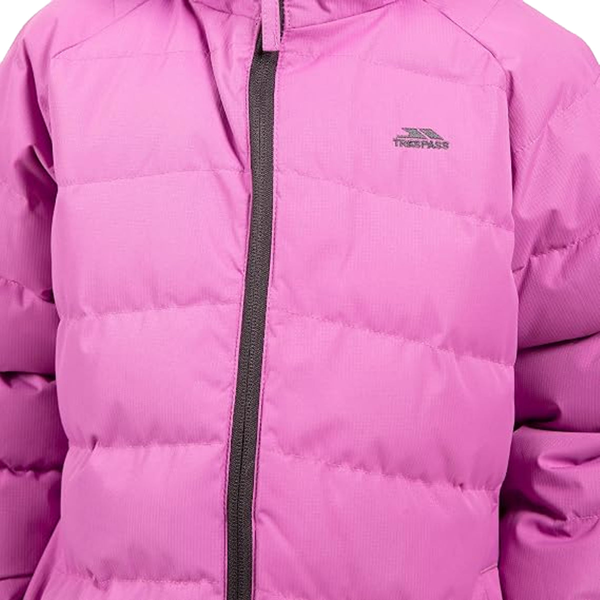 Rose Blush - Side - Trespass Childrens Girls Amira Casual Jacket