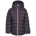 Dark Grey - Front - Trespass Childrens Girls Amira Casual Jacket