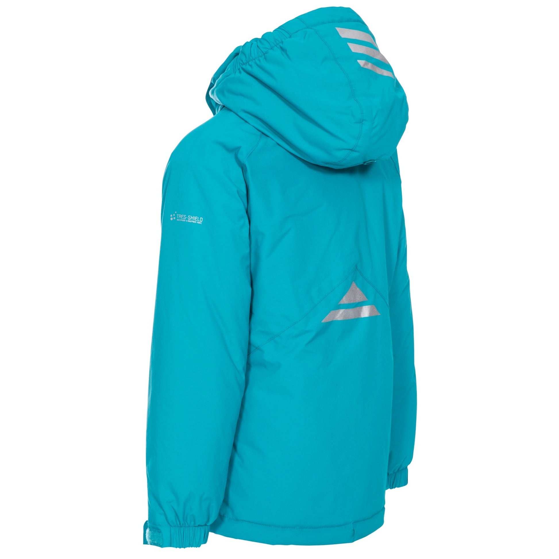 Marine - Back - Trespass Childrens Girls Georgian Waterproof Jacket