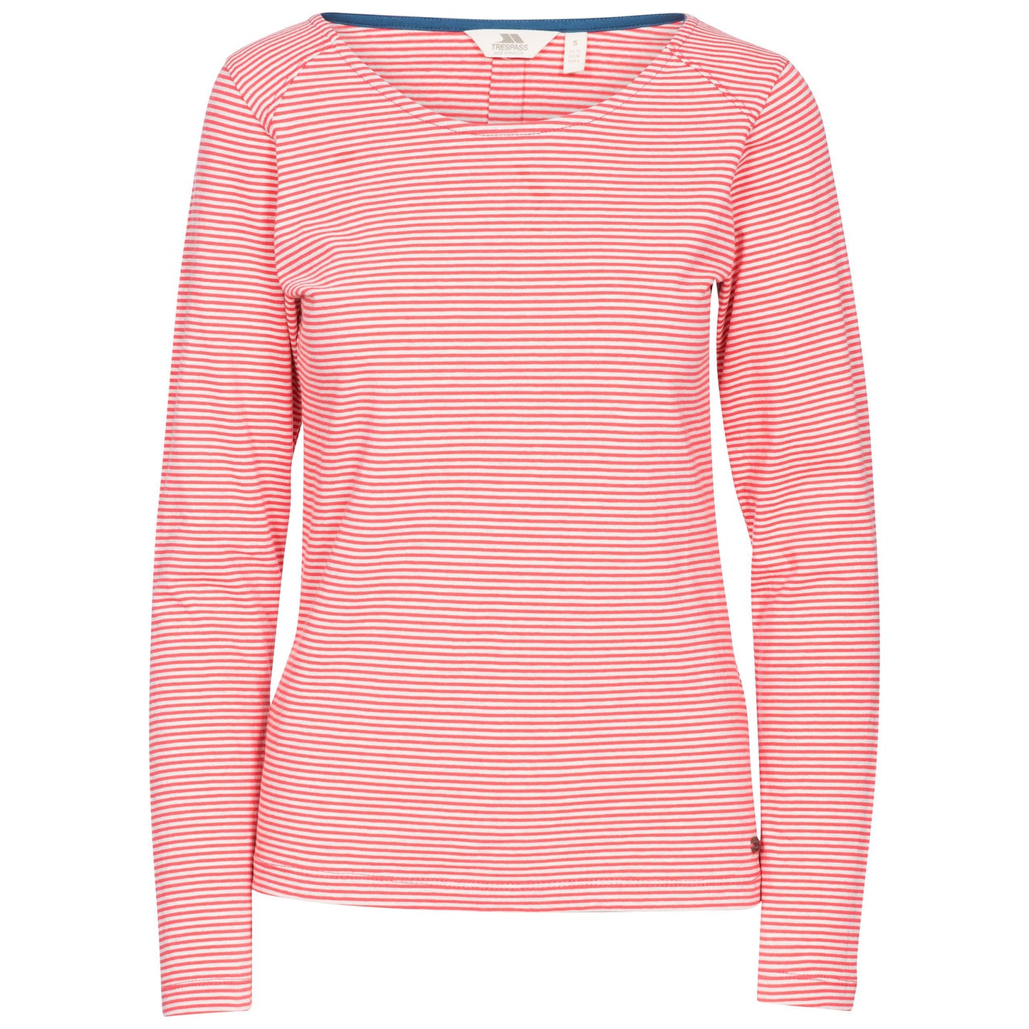 Hibiscus Red Stripe - Front - Trespass Womens-Ladies Caribou Casual Top