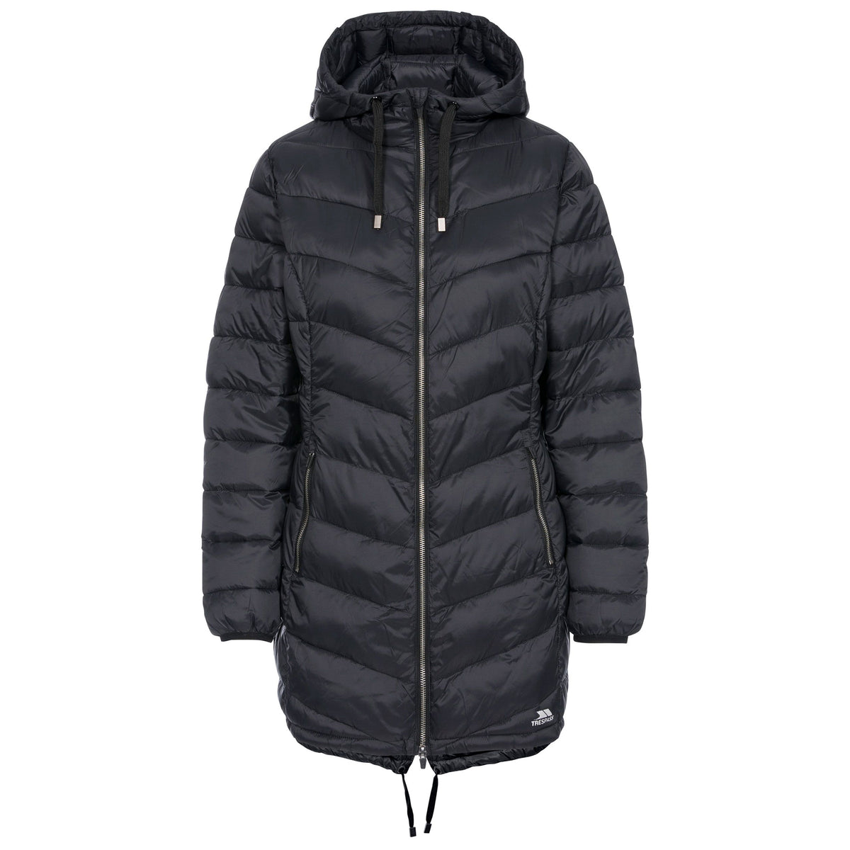 Black - Front - Trespass Womens-Ladies Rianna Casual Jacket