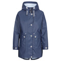 Navy - Front - Trespass Womens-Ladies Shoreline Rain Jacket