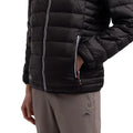 Dark Grey-Burnt Orange - Front - Trespass Mens Whitman II Down Jacket