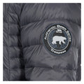 Dark Grey-Burnt Orange - Side - Trespass Mens Whitman II Down Jacket