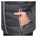 Dark Grey-Burnt Orange - Lifestyle - Trespass Mens Whitman II Down Jacket