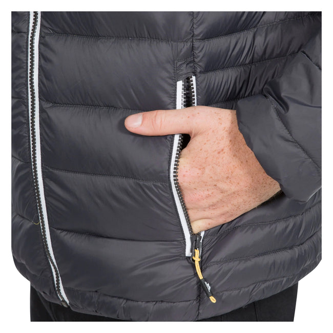 Dark Grey-Burnt Orange - Lifestyle - Trespass Mens Whitman II Down Jacket