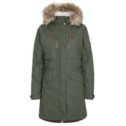 Basil - Front - Trespass Womens-Ladies Faithful Waterproof Jacket