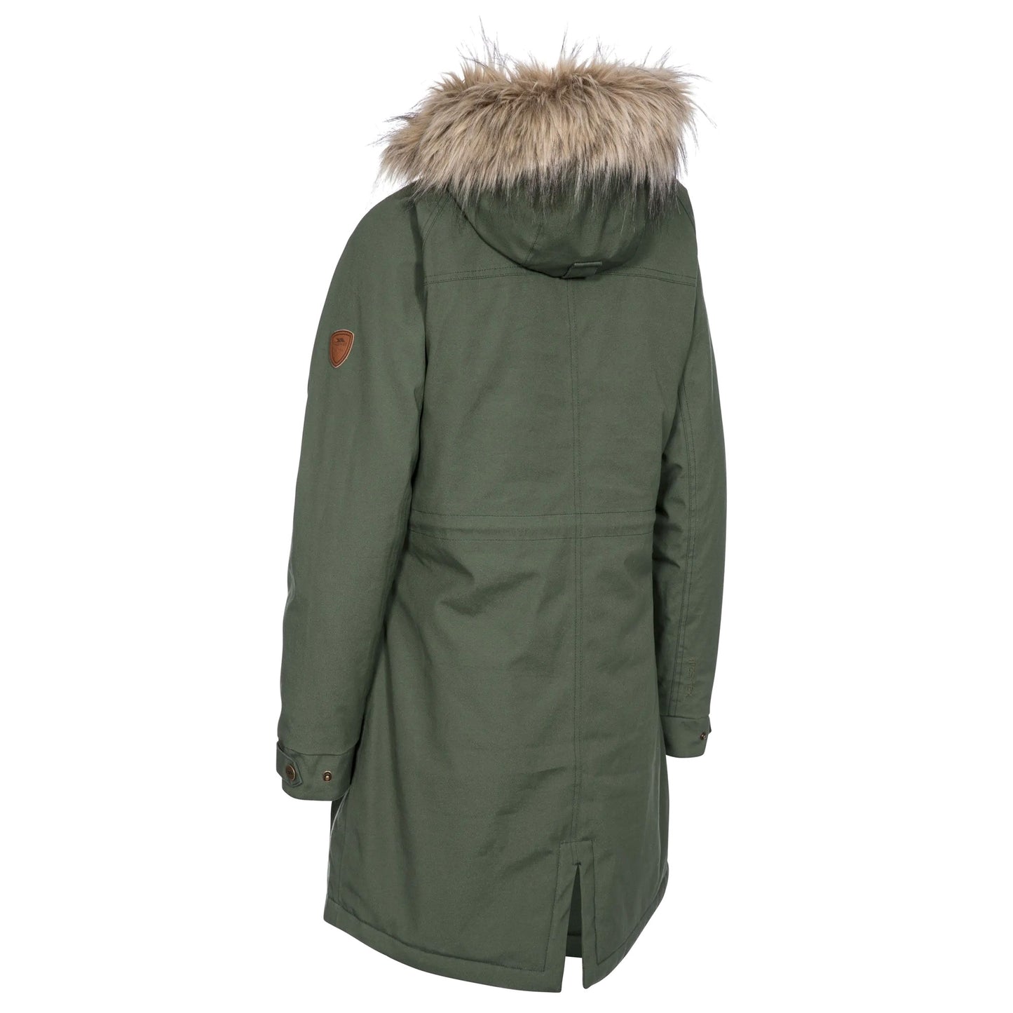 Basil - Back - Trespass Womens-Ladies Faithful Waterproof Jacket