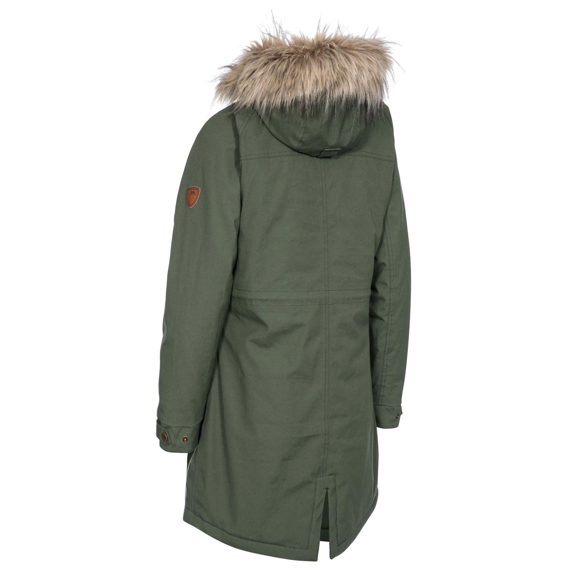 Basil - Back - Trespass Womens-Ladies Faithful Waterproof Jacket