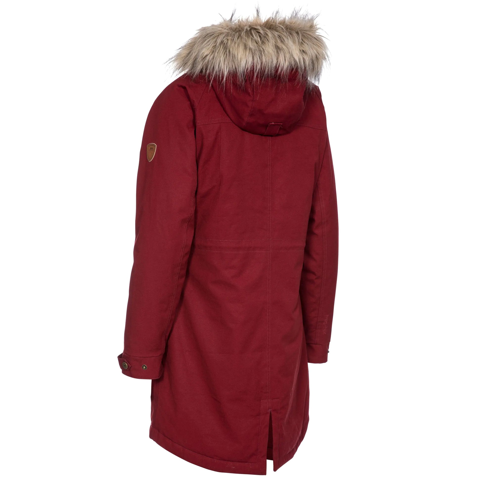 Merlot - Back - Trespass Womens-Ladies Faithful Waterproof Jacket