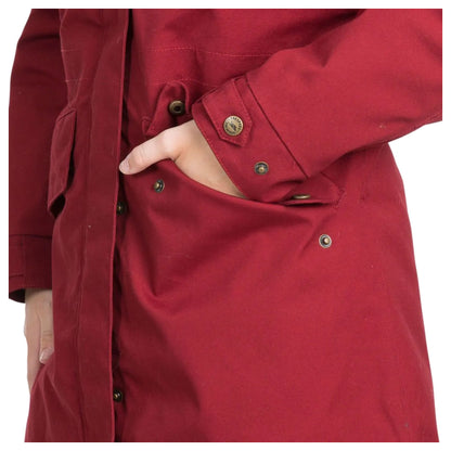 Merlot - Side - Trespass Womens-Ladies Faithful Waterproof Jacket