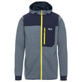 Navy Marl - Front - Trespass Mens Barnes DLX Quick Dry Hoodie