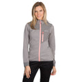 Platinum Marl - Back - Trespass Womens-Ladies Jazmin DLX Hoodie