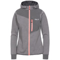 Platinum Marl - Front - Trespass Womens-Ladies Jazmin DLX Hoodie