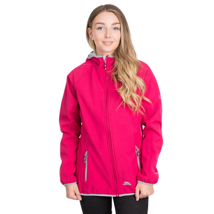 Cassis - Back - Trespass Womens Emery Softshell Fleece