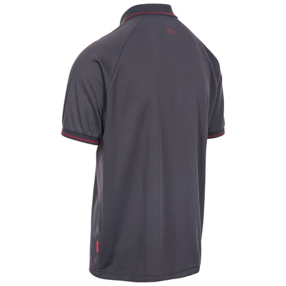 Dark Grey - Back - Trespass Mens Bonnington Polo Top