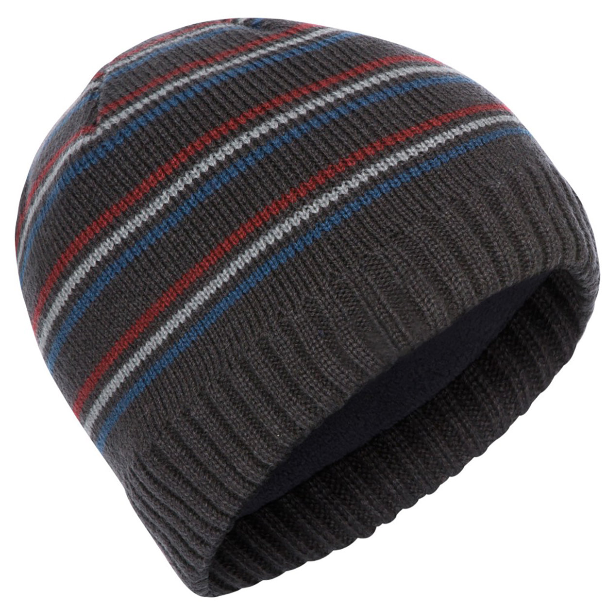 Dark Grey - Front - Trespass Mens Ray Beanie Hat