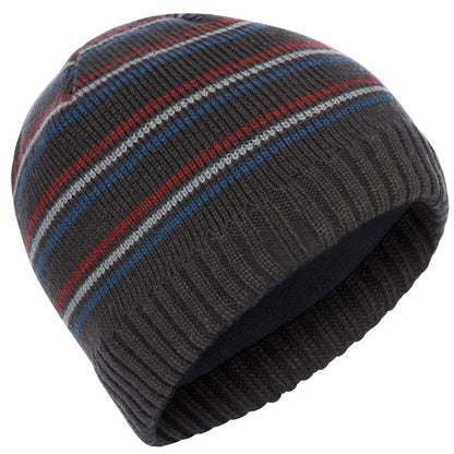 Dark Grey - Front - Trespass Mens Ray Beanie Hat