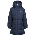 Navy - Front - Trespass Girls Tiffy Padded Coat